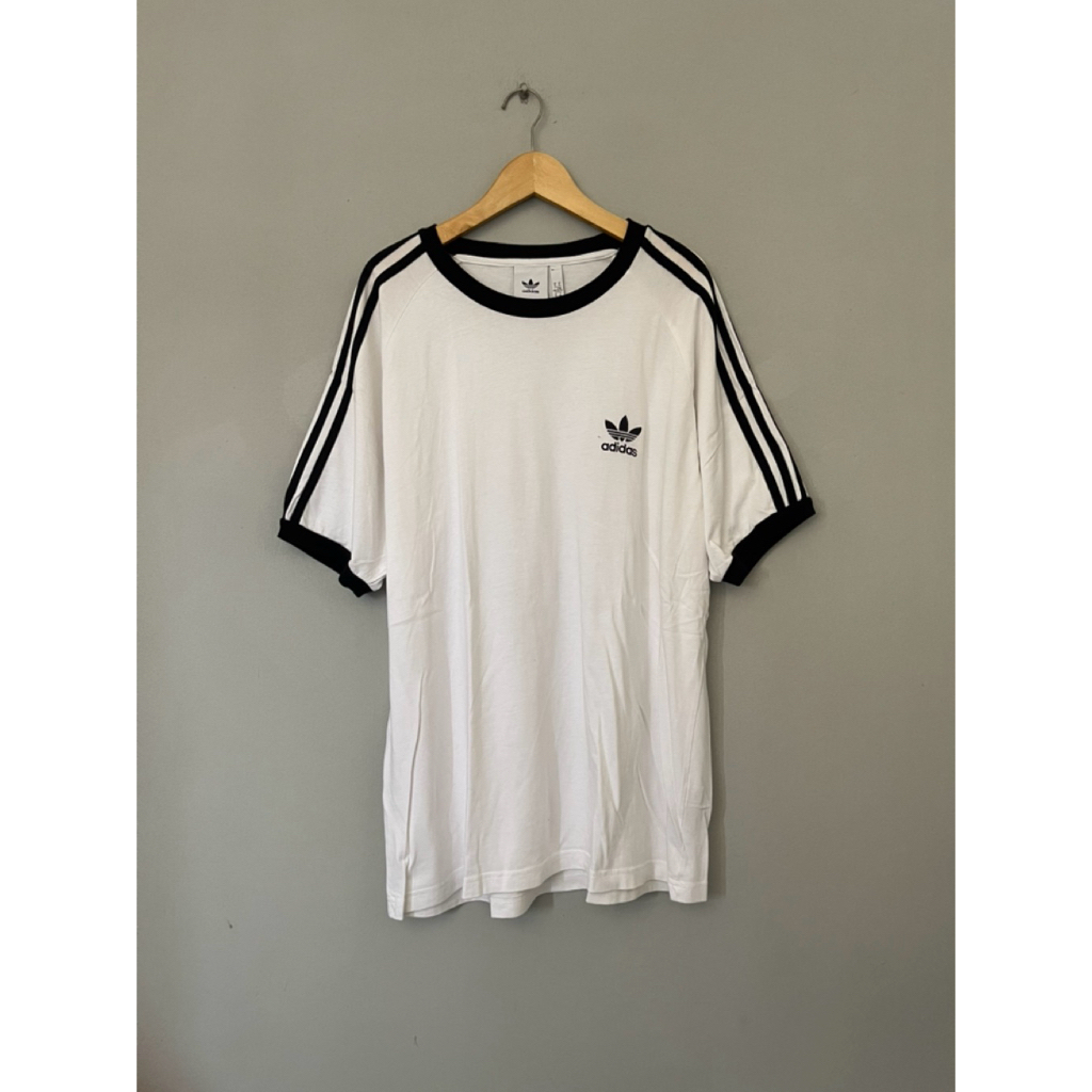 Kaos Adidas Ringer tee original / Kaos Adidas Ringer tee / Kaos Adidas Threefoil / Kaos Adidas Three