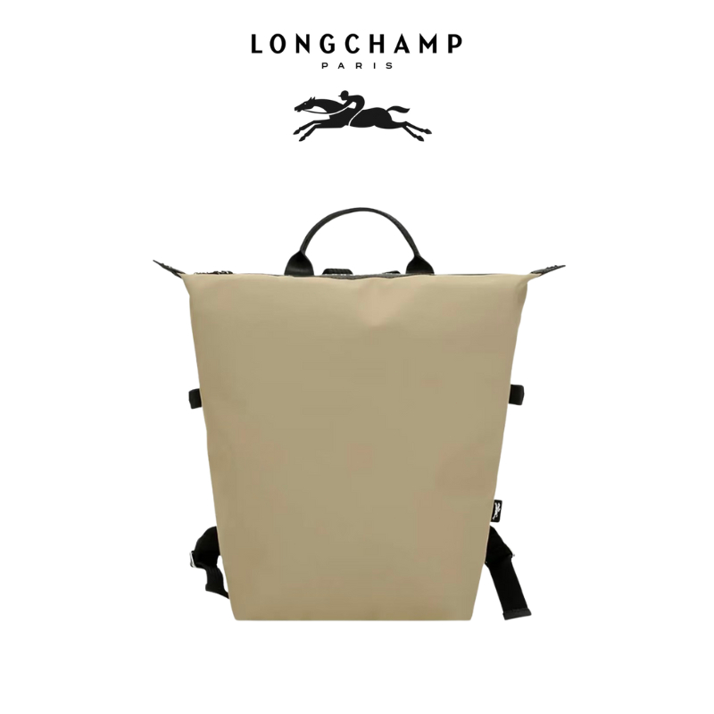 100% Asli Longchamp - Ransel Kain Kanvas Klasik dengan Kapasitas Besar, Berbagai Warna Tersedia