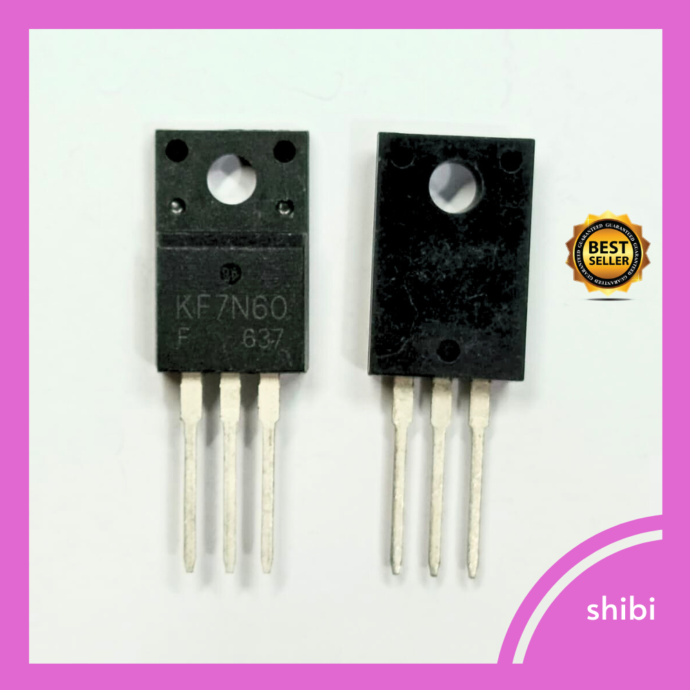 KF7N60 KF7N60F 7N60 N-CH MOSFET TO-220F 600V 7A BARU