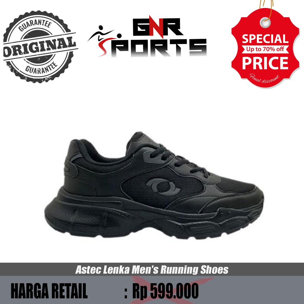 Sepatu Astec Lenka Men's Running Shoes Original 100%