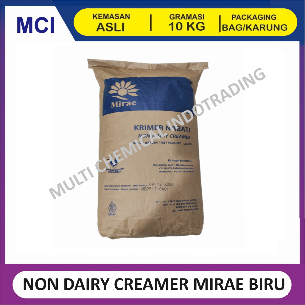 NON DAIRY CREAMER MIRAE / NDC KRIMER / SUSU BUBUK - 1 BAG 10 KG
