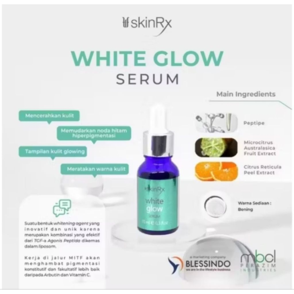 skin rx daily glow serum kemasan baru