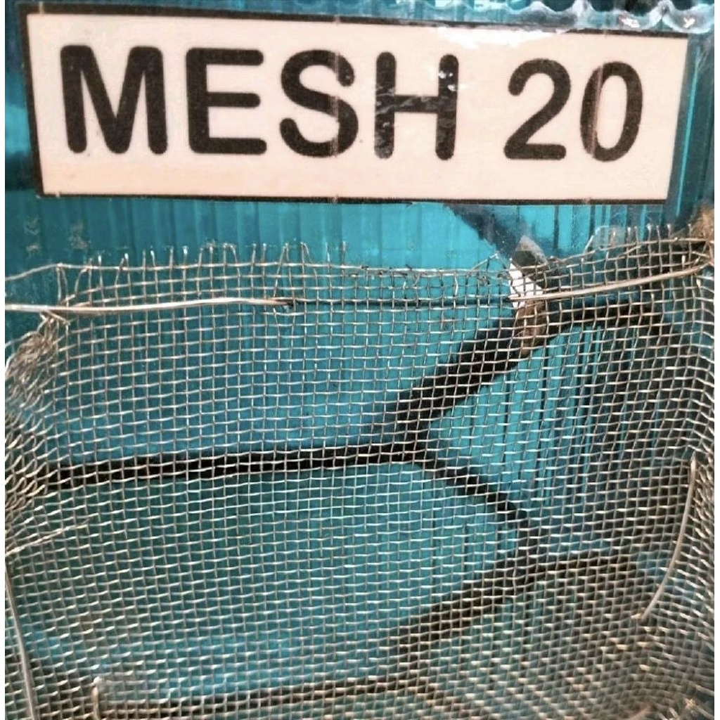 Kawat wiremesh MESH 20 Stainless SS304 / kawatnyamuk mesh20 Meteran