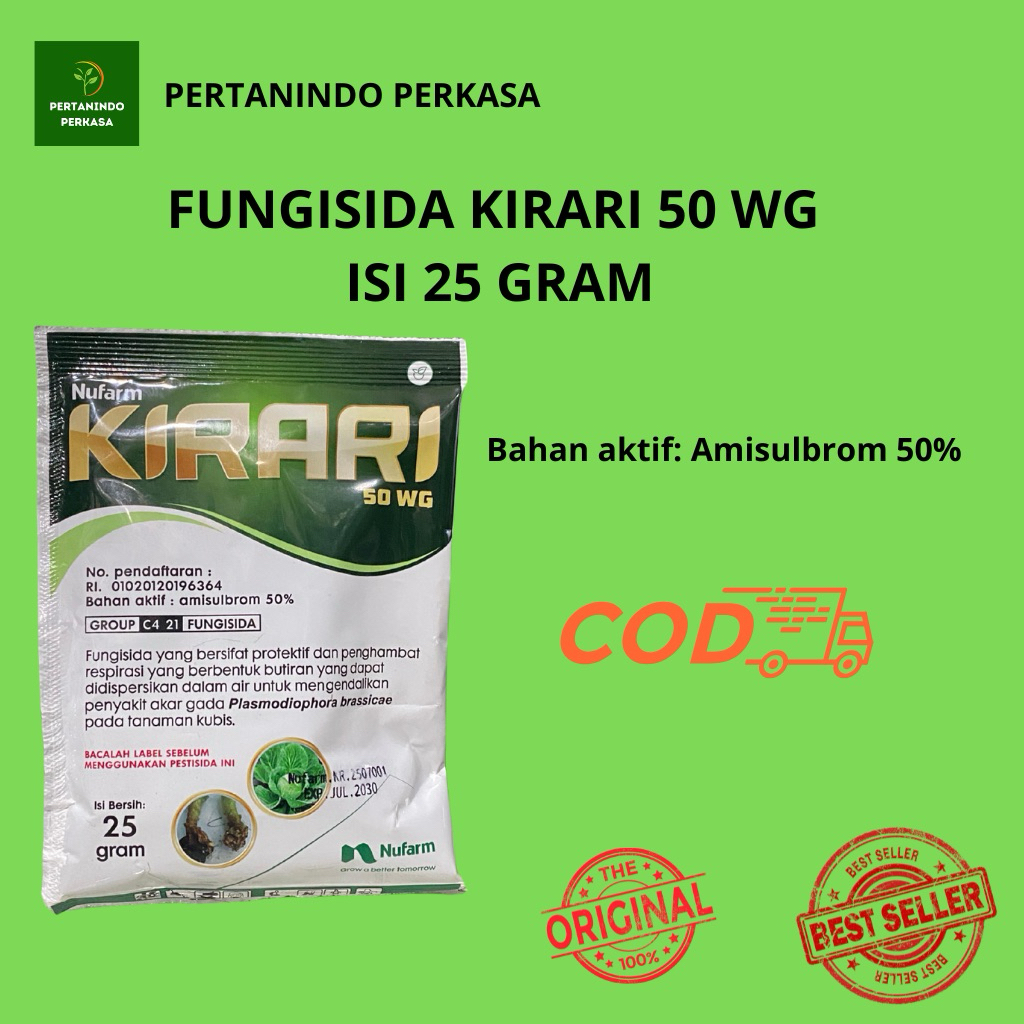 Fungisida Kirari 50WG isi 25 gram kemasan pabrik