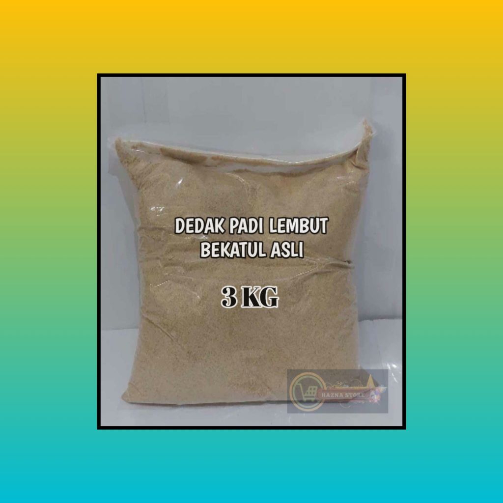 BEKATUL DEDAK PADI ASLI LEMBUT 3KG