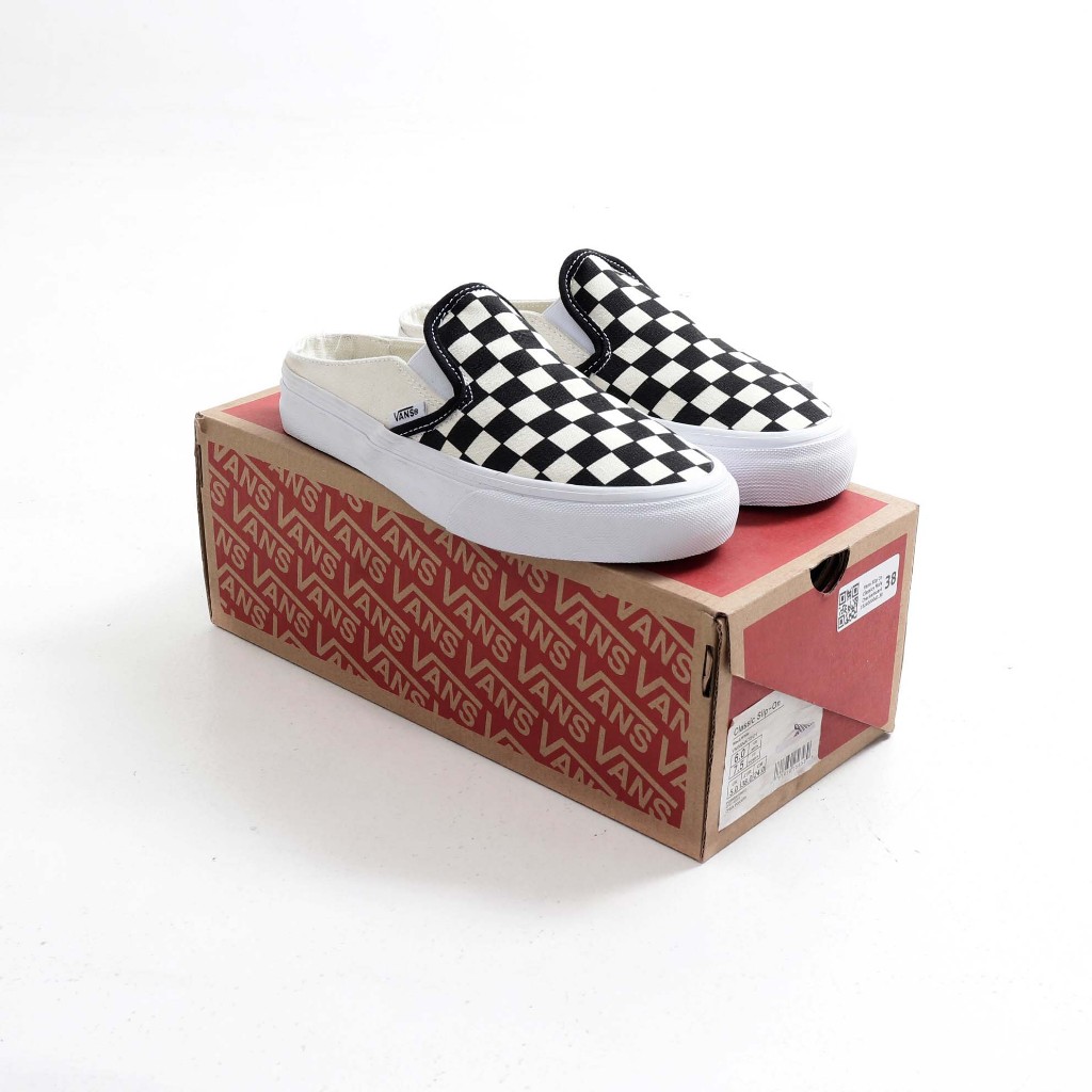 Vans Slip On Classics Mule Checkerboard