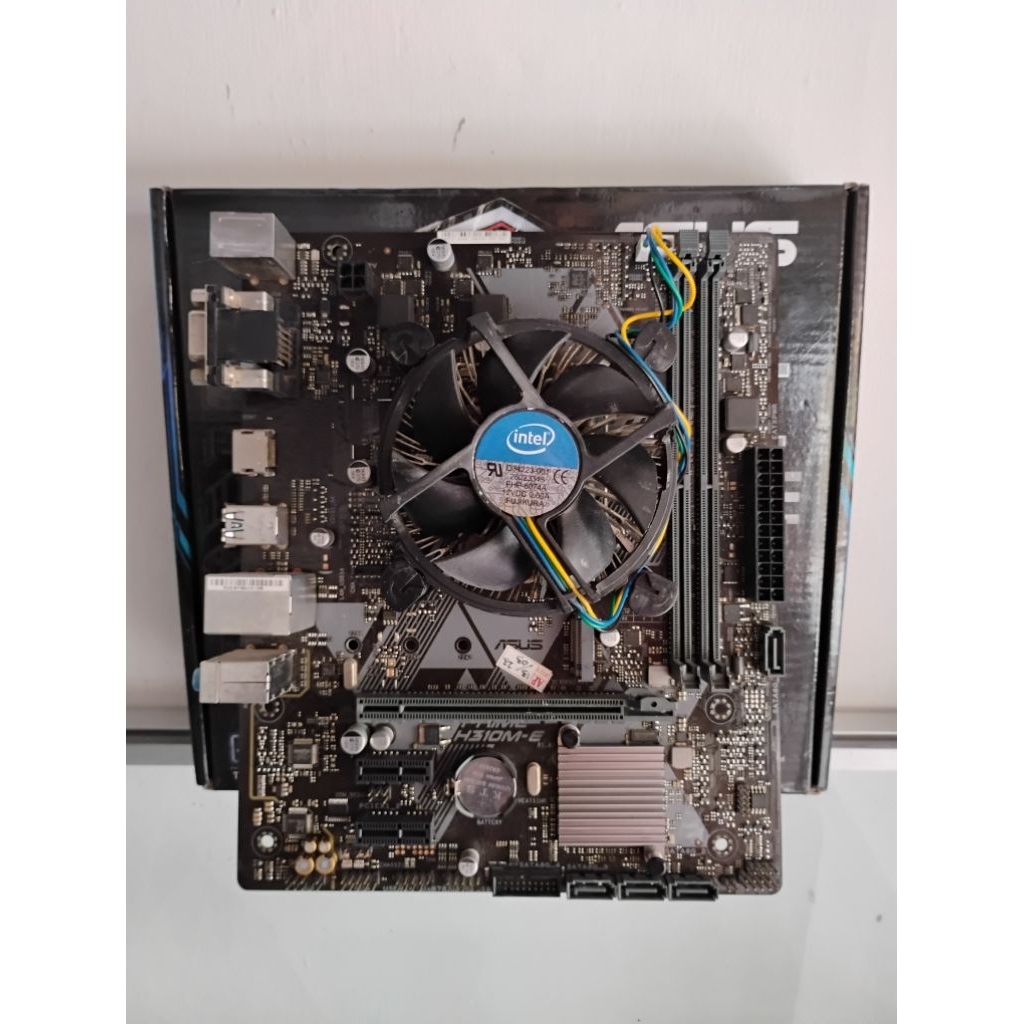 Paket mobo Asus prime h310m-e fan Intel i5 9400 Rakit PC komputer untuk RAM ddr4