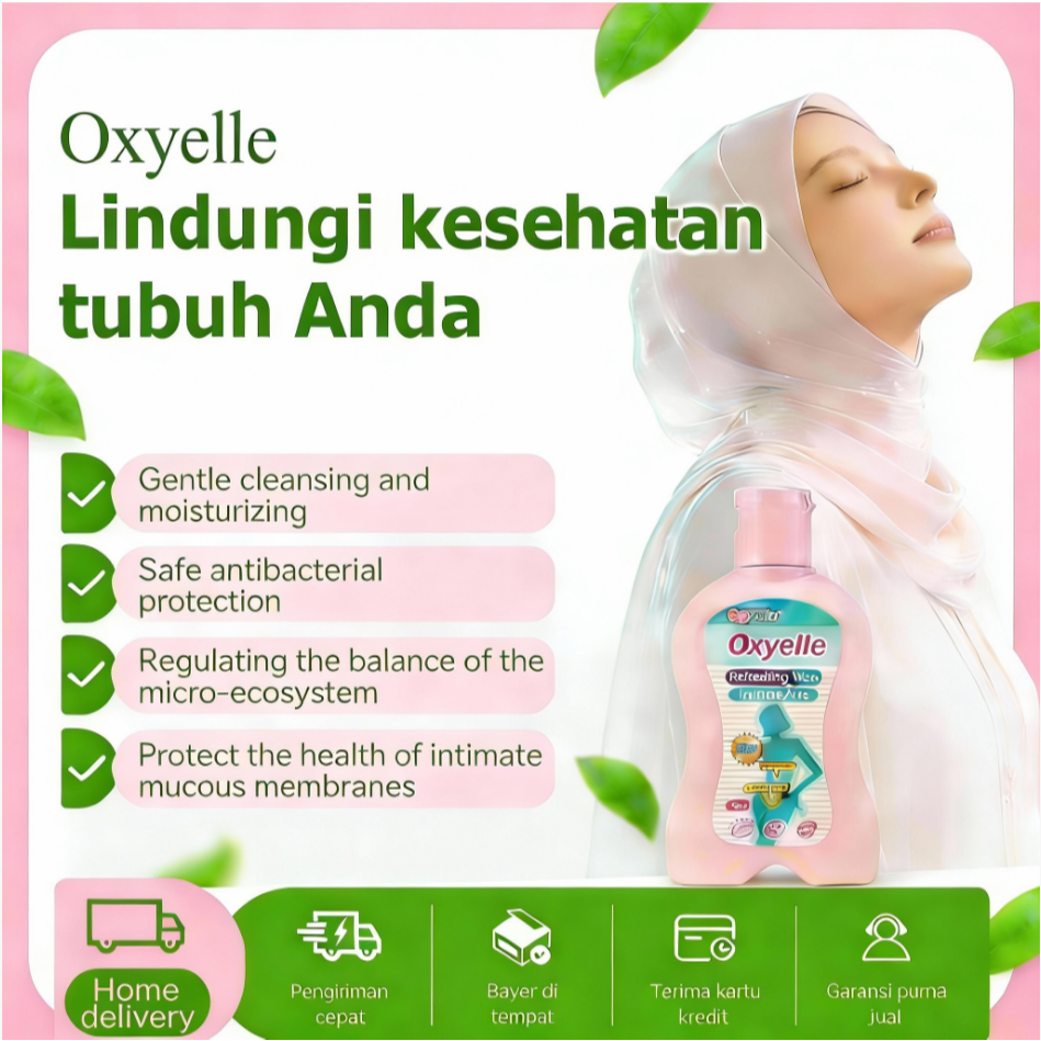 Oxyelle Cairan Perawatan Kewanitaan Lembut Membersihkan Menyegarkan dan Mengurangi Gatal