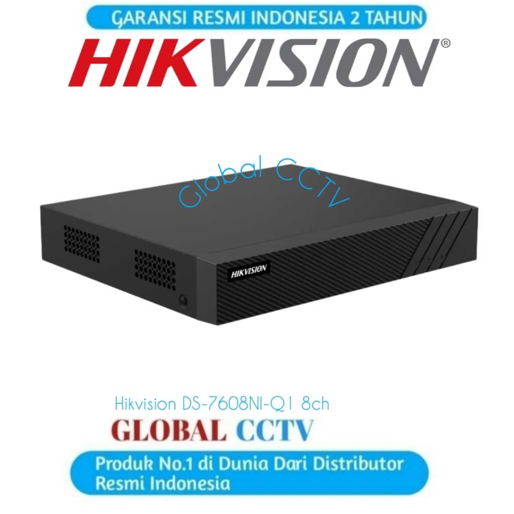 HIKVISION DS-7608NI-Q1 NVR 8 CHANNEL HIKVISION NON POE
