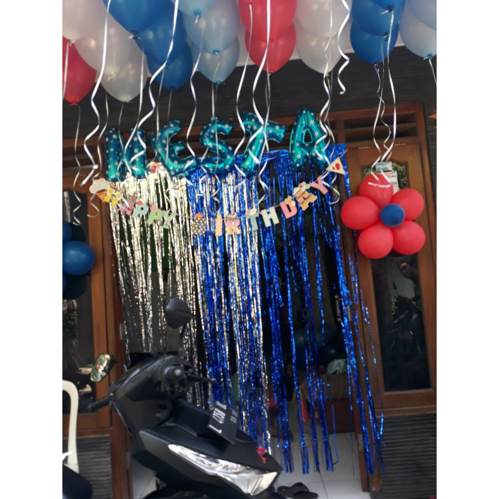 rumbai dekorasi ulang tahun