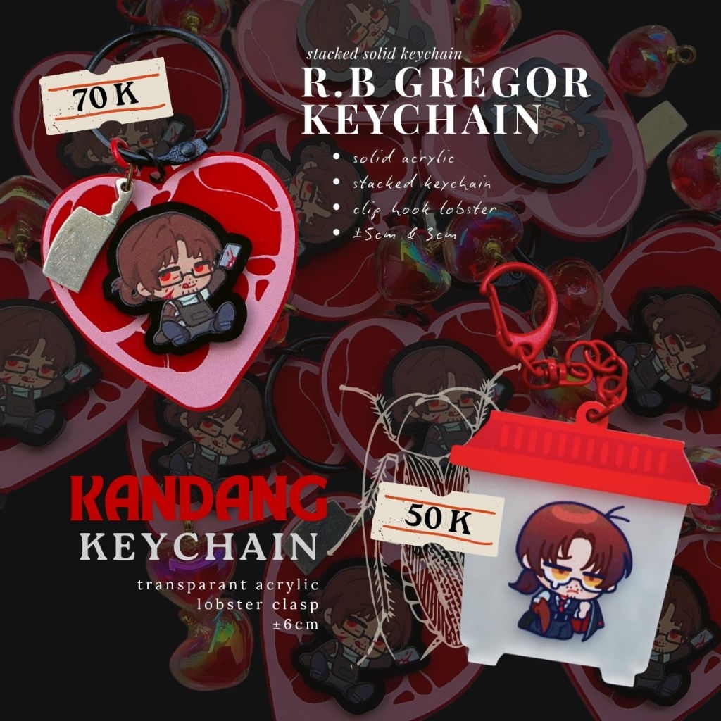 Limbus Company Gregor keychain