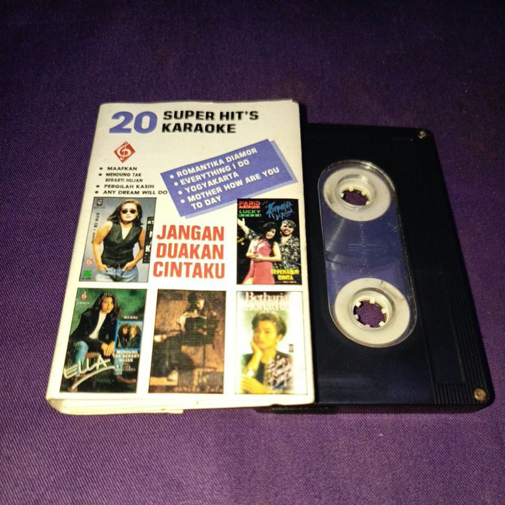 KASET 20 SUPER HITS KARAOKE INDRA LESMANA ATIEK CB ELLA VARIOUS ARTIST