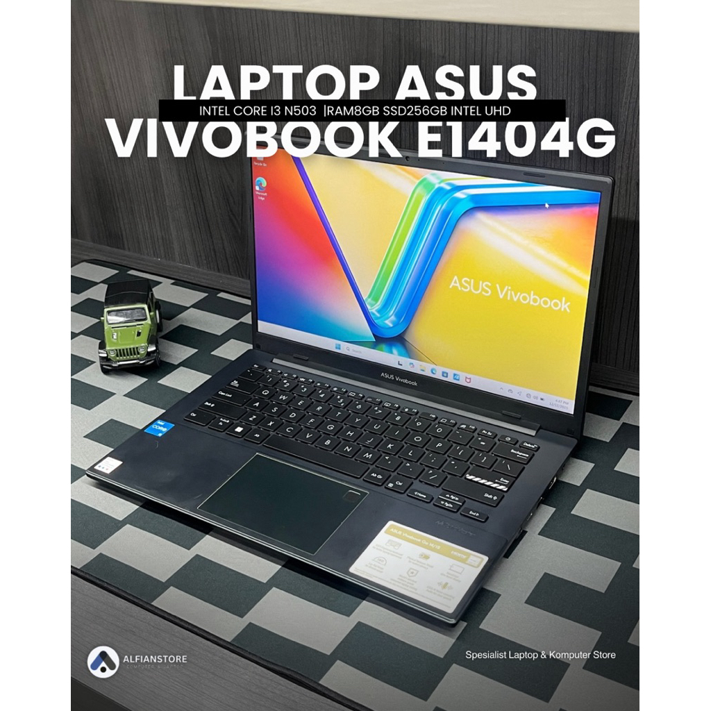 LAPTOP ASUS VIVOBOOK E1404G INTEL CORE I3 N305 RAM8GB SSD256GB