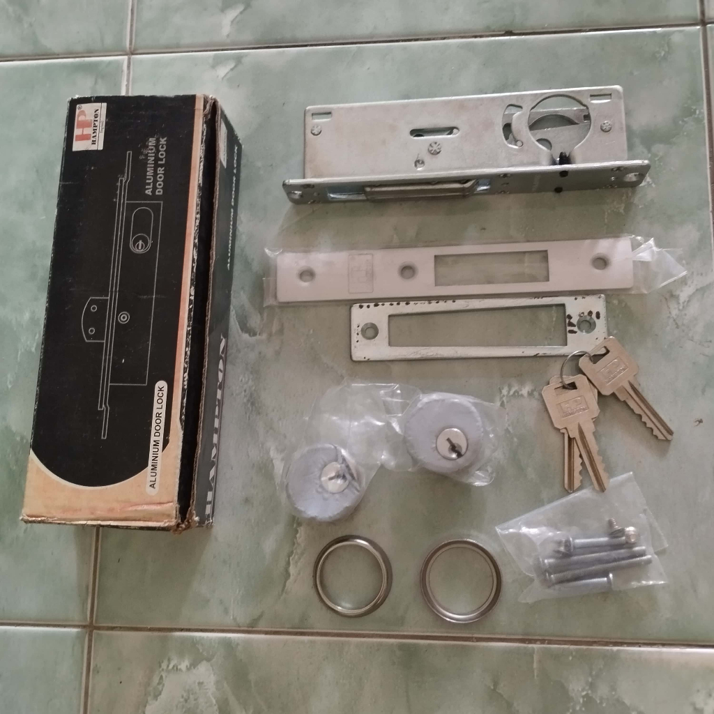 Kunci HP Pintu Sliding Sleding Geser Alumunium Hampton 5123