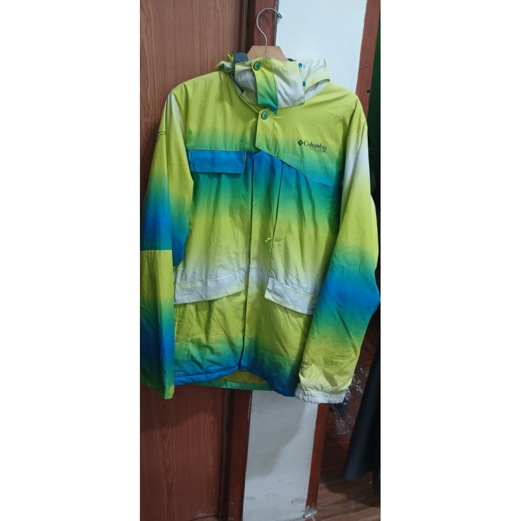 Jaket Columbia ski omnitech titannium