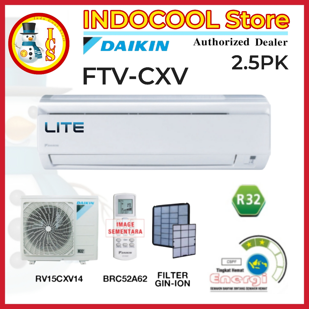 Ac Daikin Split 2.5 PK FTV60CXV - Malaysia