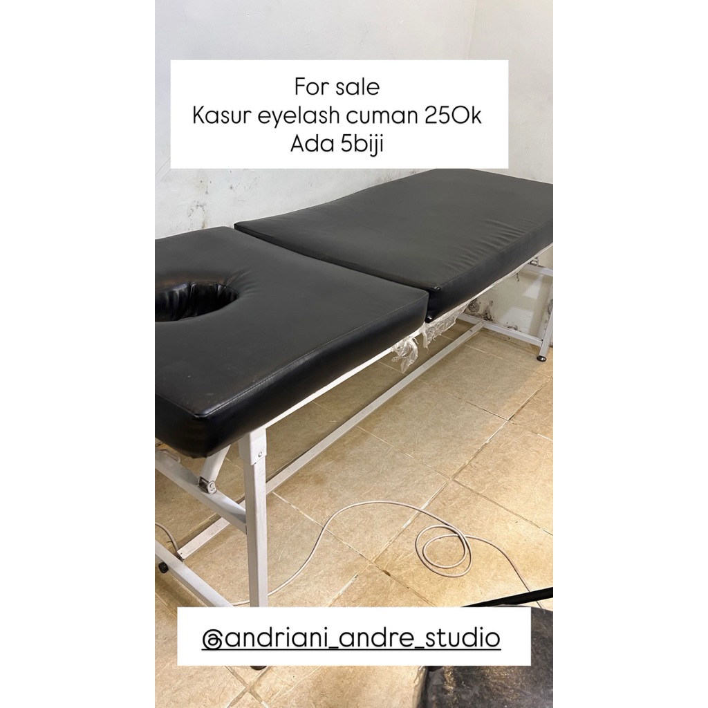 kasur eyelash sulam tattoo bekas massage bed pijat pijet second 2nd