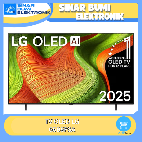 LG 65B5 Oled Evo Smart TV 4K Hdr 65 Inch Alpha 8 AI Gen2 Dolby Atmos - OLED65B5PSA / B5