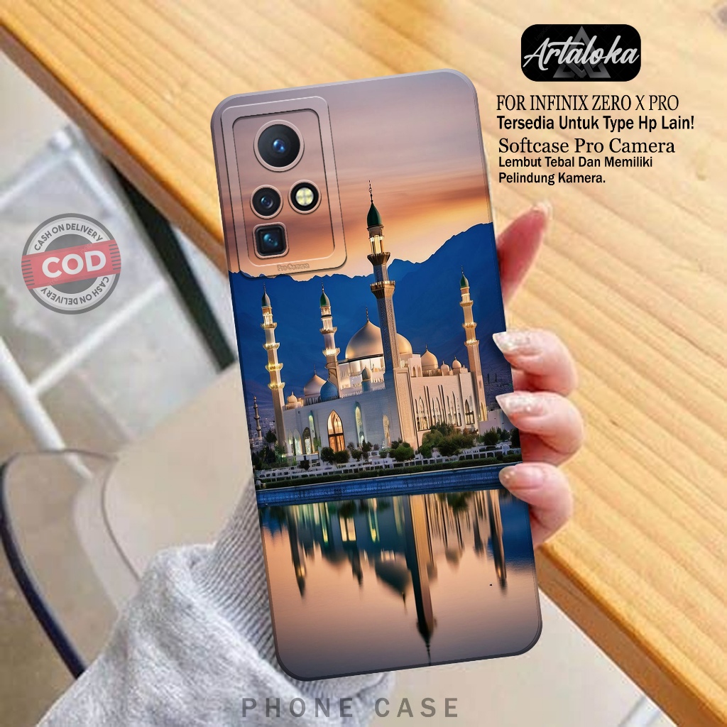 Case Hp Infinix Zero X/Zero X Pro Fashion Case Masjid Softcase Infinix Zero X/Zero X Pro Silikon TPU