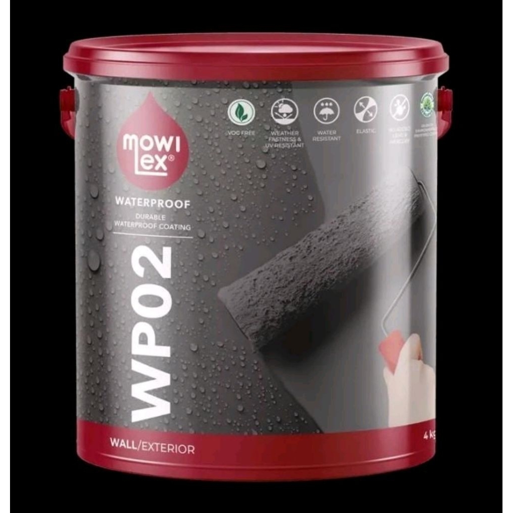 Cat Tembok Exterior Mowilex Waterproofing WP D-02D15 Orchid Shadow