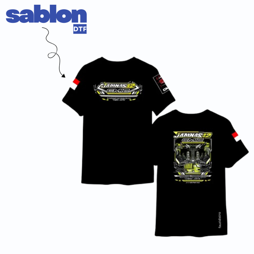 KAOS JAMNAS12 CMIC KAOS CMIC JAYA KAOS DISTRO VIRAL LENGAN PENDEK PRIA WANITA