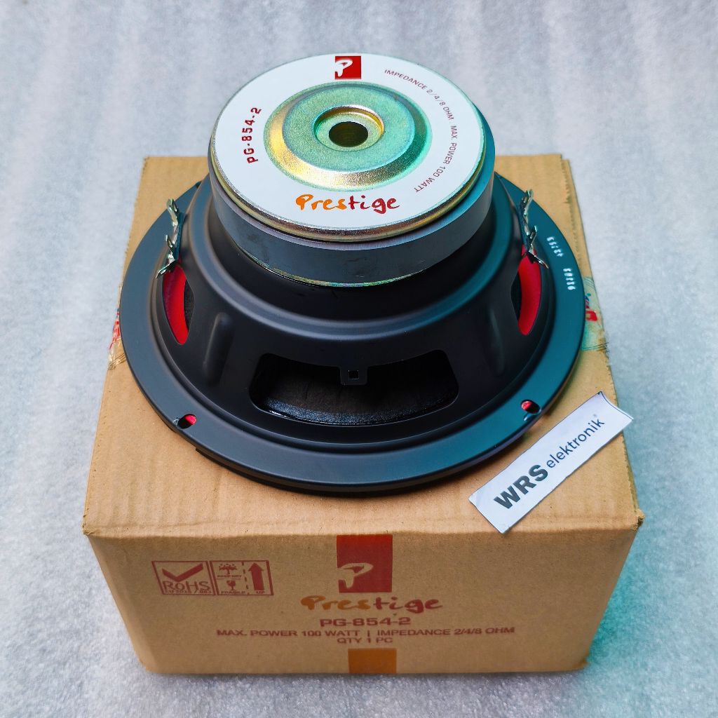 Speaker spiker 8" inch PRESTIGE PG-854-2 subwoofer double coil