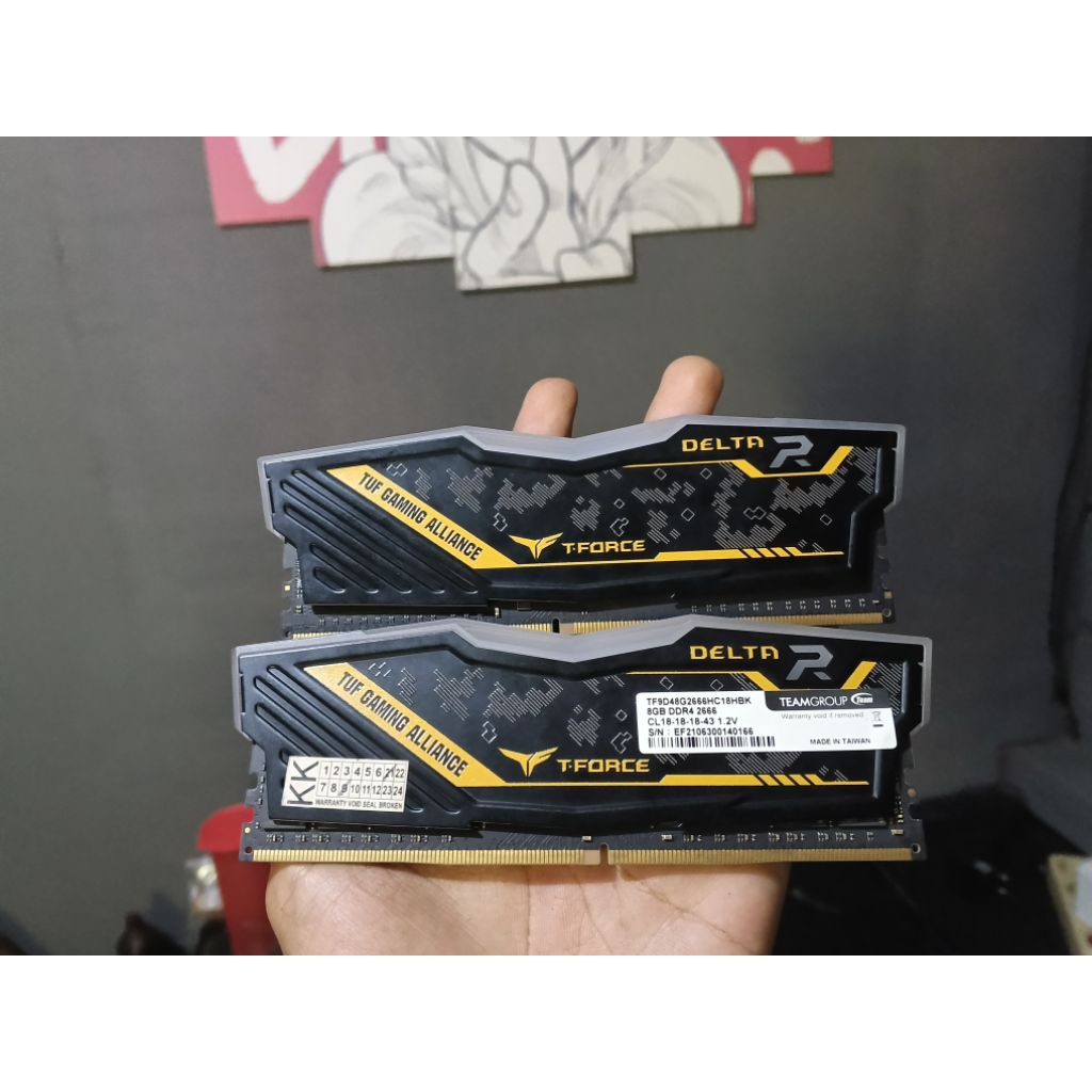 RAM T FORCE 16 GB (8X2) 2666