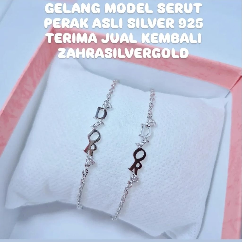 Gelang SERUT PERAK Asli Silver 925 (Terima Jual Kembali)