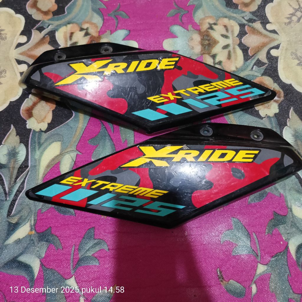 Sayap Samping depan kiri kanan Xride X-Ride 125 Led New Original Copotan