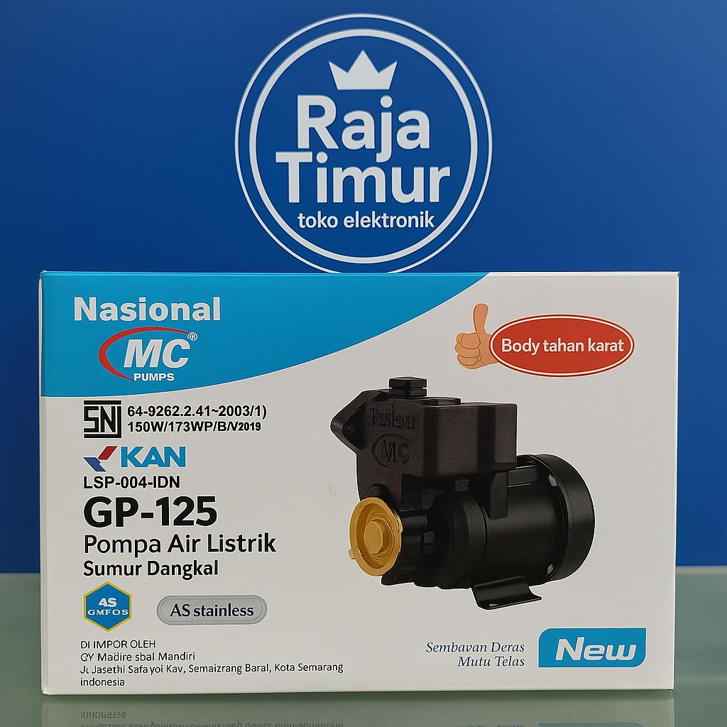 Pompa air NASIONAL MCPump GP 125 watt
