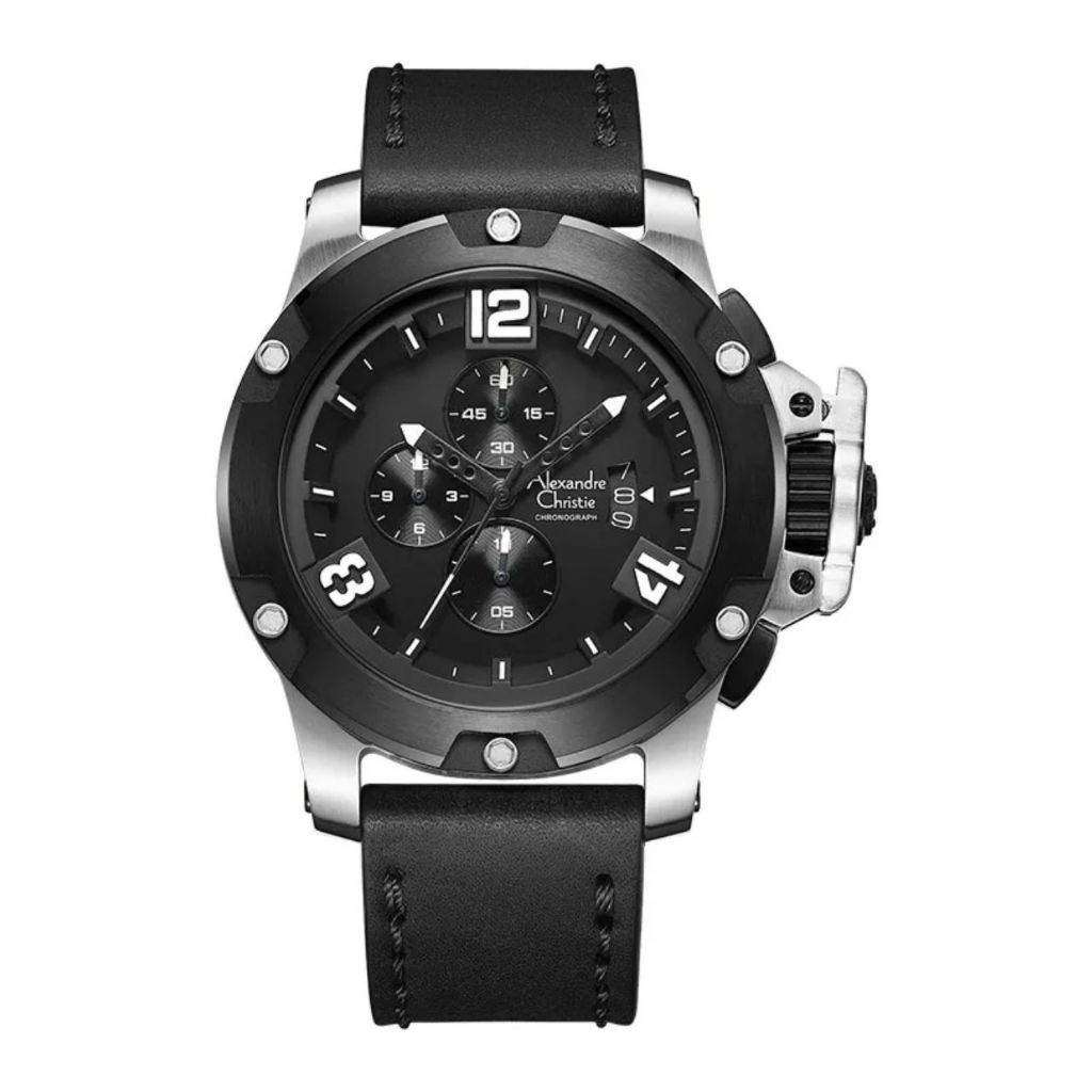 Jam Tangan Pria Analog Alexandre Christie 6295MC AC6295 AC 6295 MC 6295 MCLTBBA Original Garansi Res