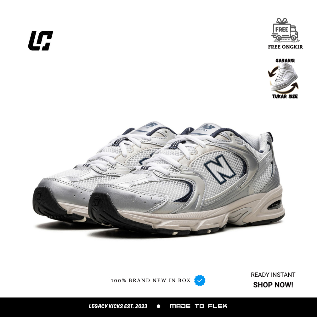 Legacy. - Sepatu NB 530 Steel Grey Casual Gym Olahraga Joging Pria Wanita Sport