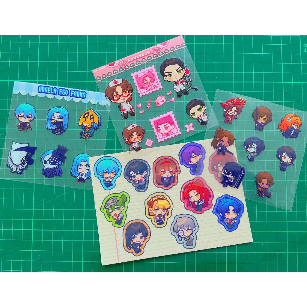 Limbus Company & Library of Ruina Sticker Sheet