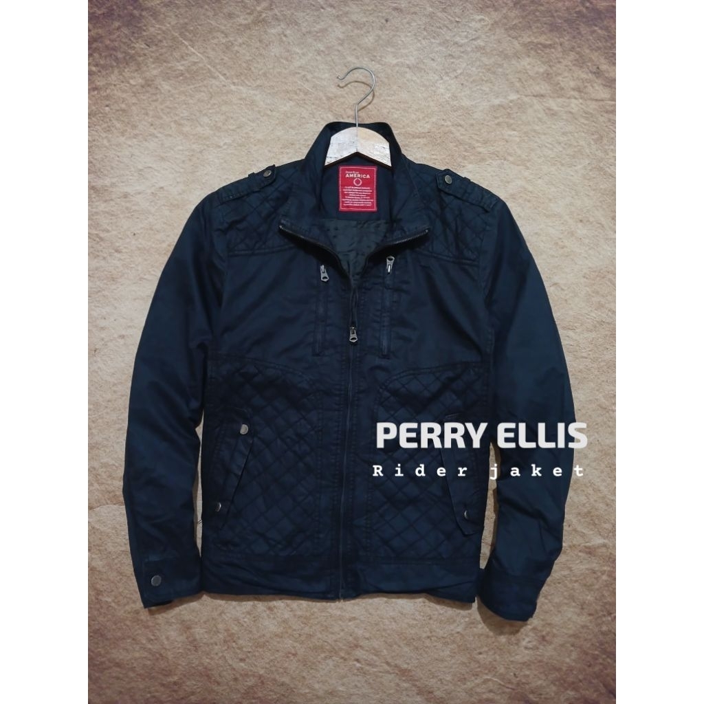 jaket rider PERRY ELLIS bahan kanvas tebal recomend