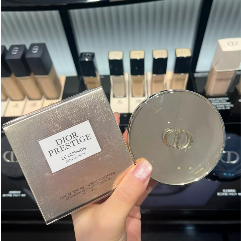 DIOR Prestige Le Cushion Teint de Rose Original | Bedak Cushion SPF 50 PA+++ dengan Infusi Mawar, 14