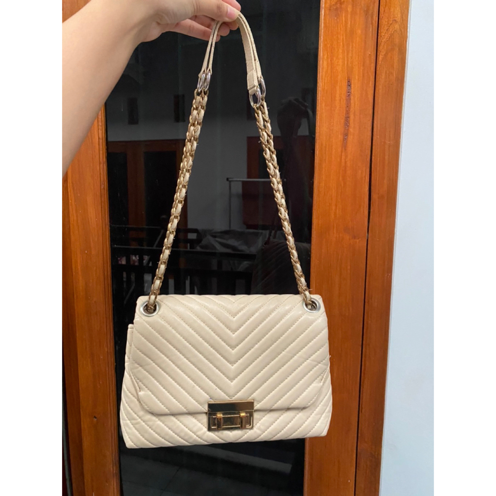 [PRELOVED] TAS SALLY SCARF PREMIUM/ SHOULDER BAG/ SLING BAG