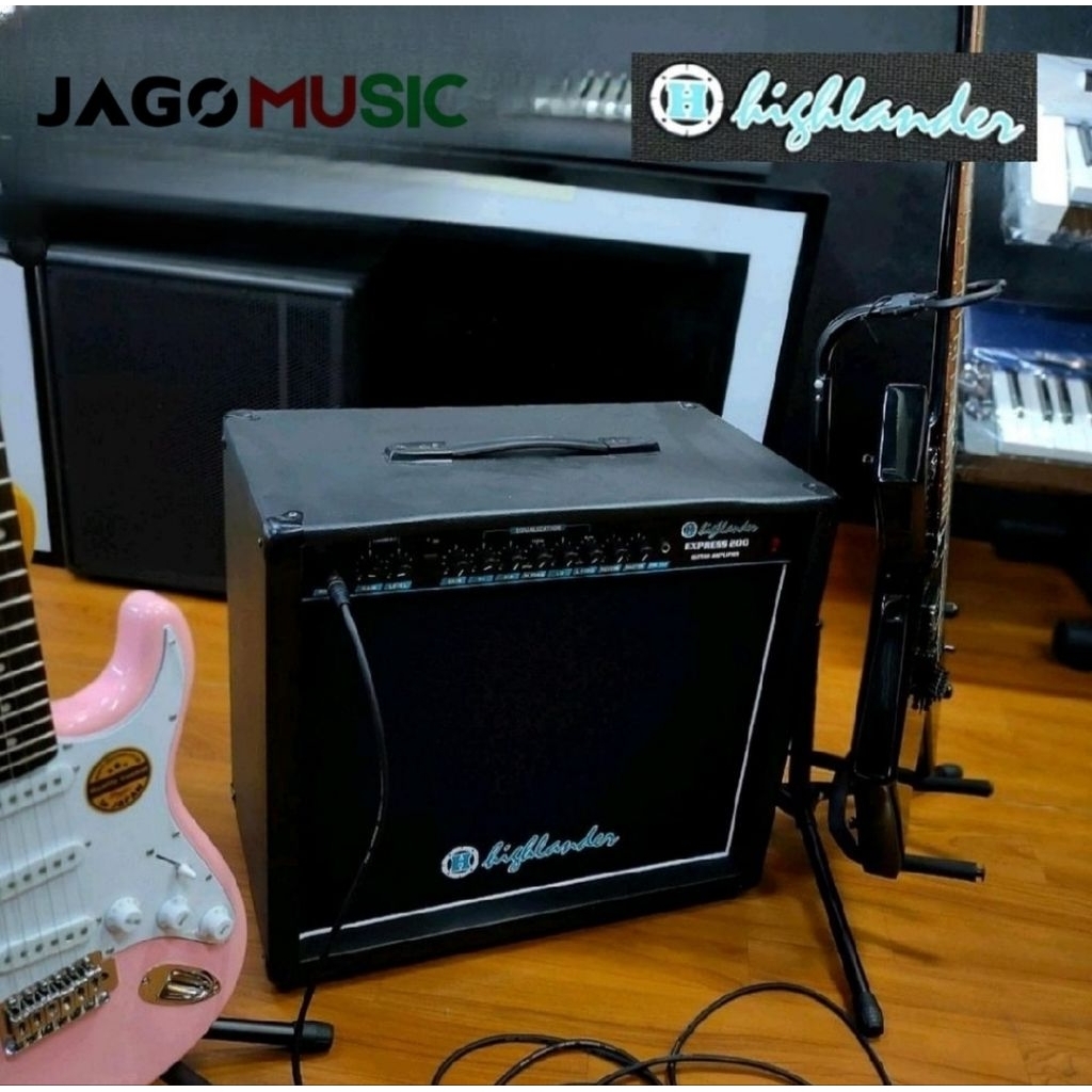 Amplifier Gitar Ampli Gitar 12 in HIGHLANDER EXPRESS 200 Garansi 1 th