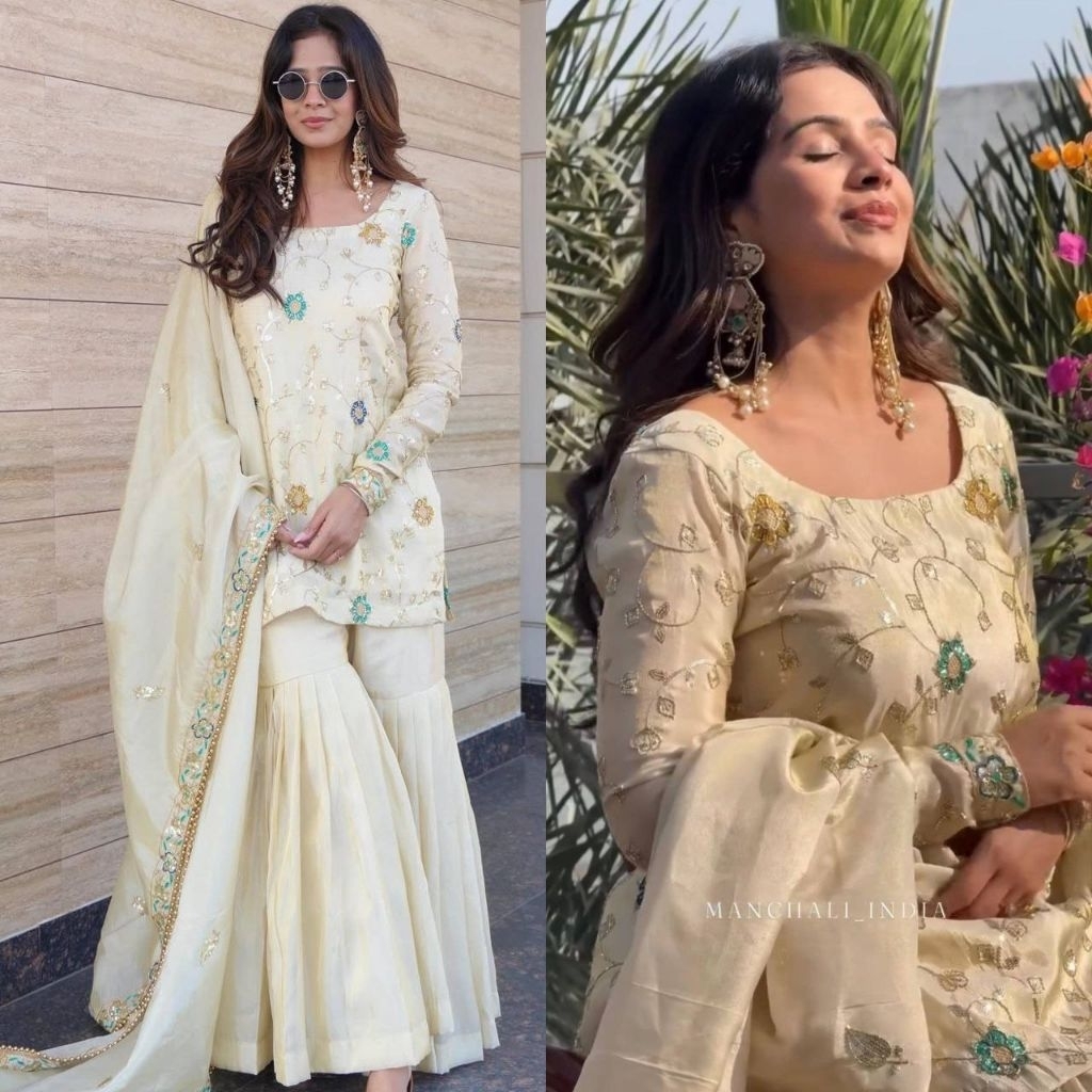 Setelan muslim zahara sutra chinon pakistan import wanita