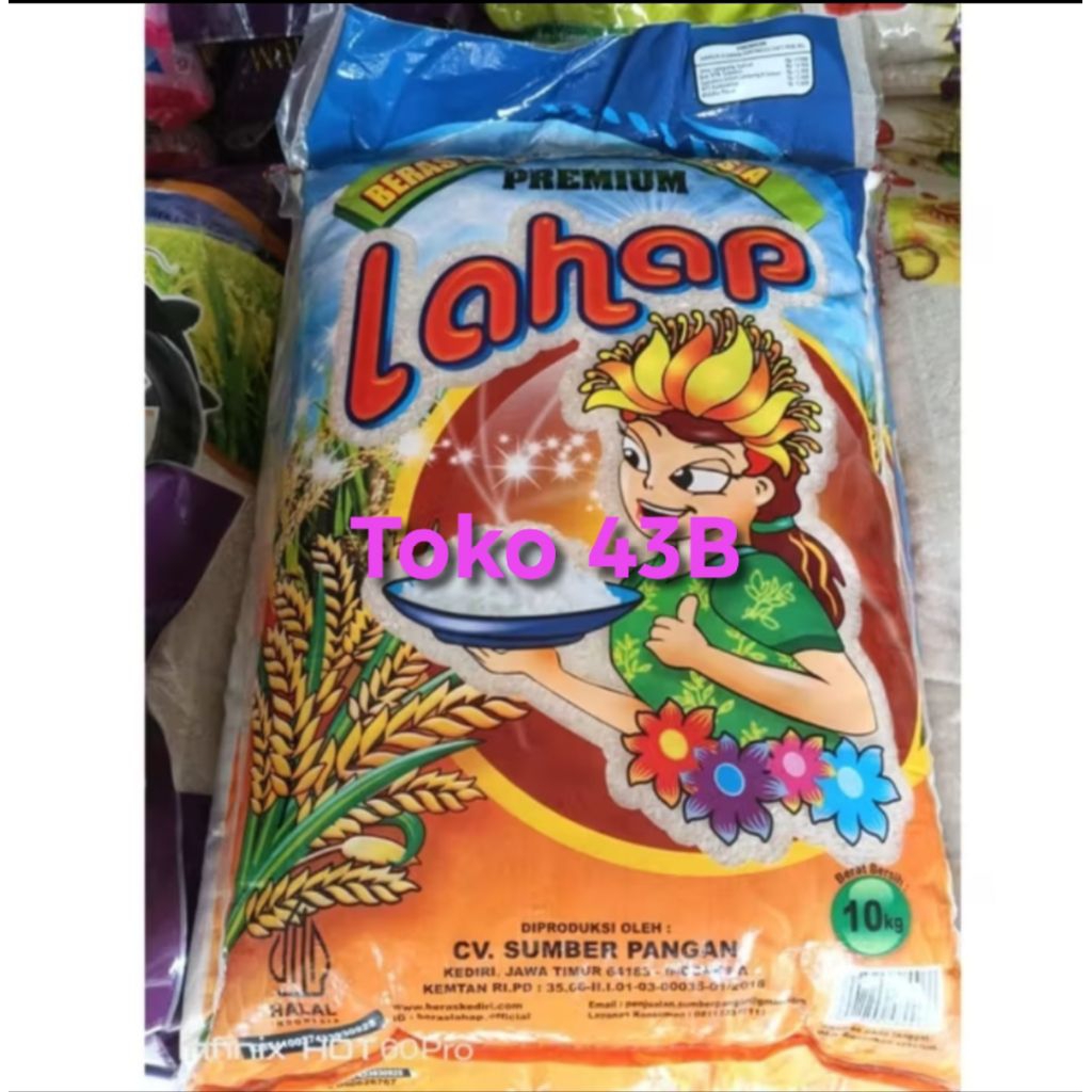 Beras Lahap 10kg instant Surabaya