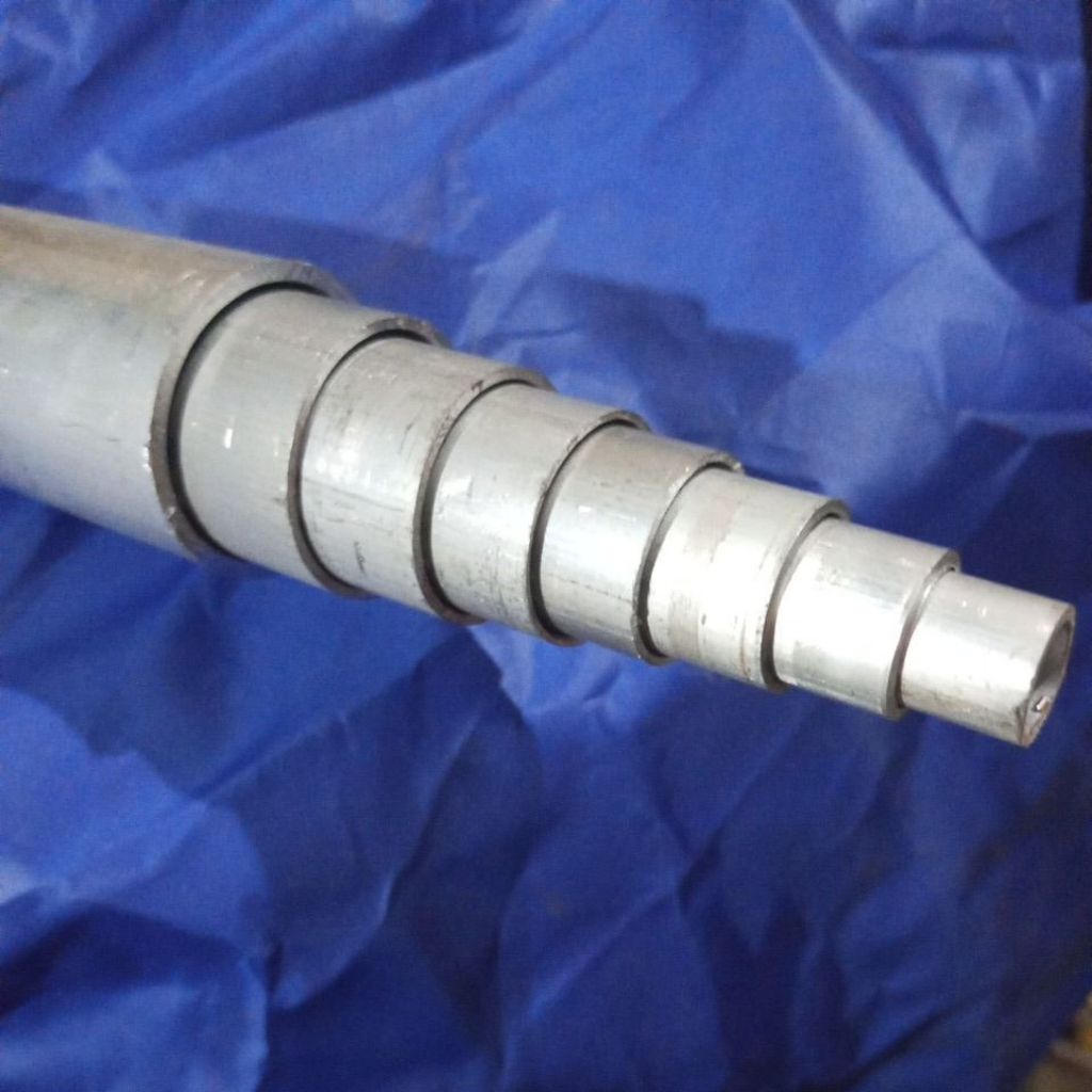pipa antena 40m band.(8 section) pipa pertama 11/4 inch