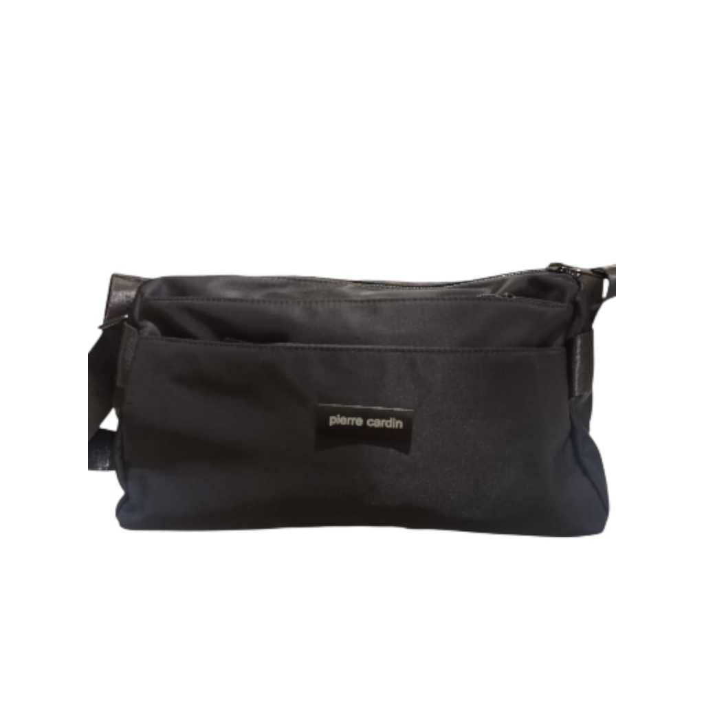 Pierre Cardin Tas Selempang Pria Sling Bag Kanvas 9112833801BLA-Black