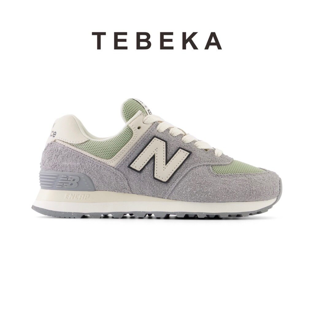 Sneakers NB Classic 574 Women’s Suede [WL574GA2] Grey White Black Olive Green Original