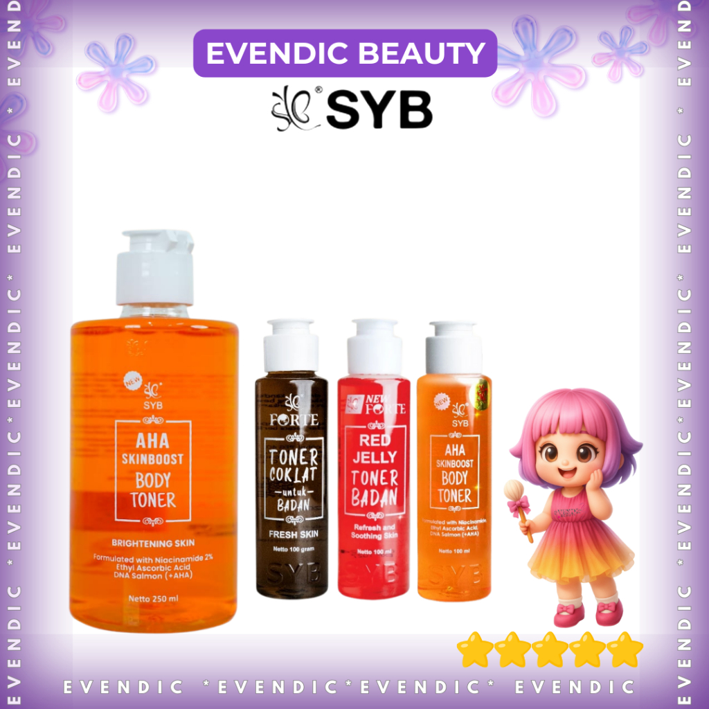 Toner Badan Coklat SYB Forte Original / Red Jelly Toner Badan SYB Forte Original / SYB Skinboost Ton
