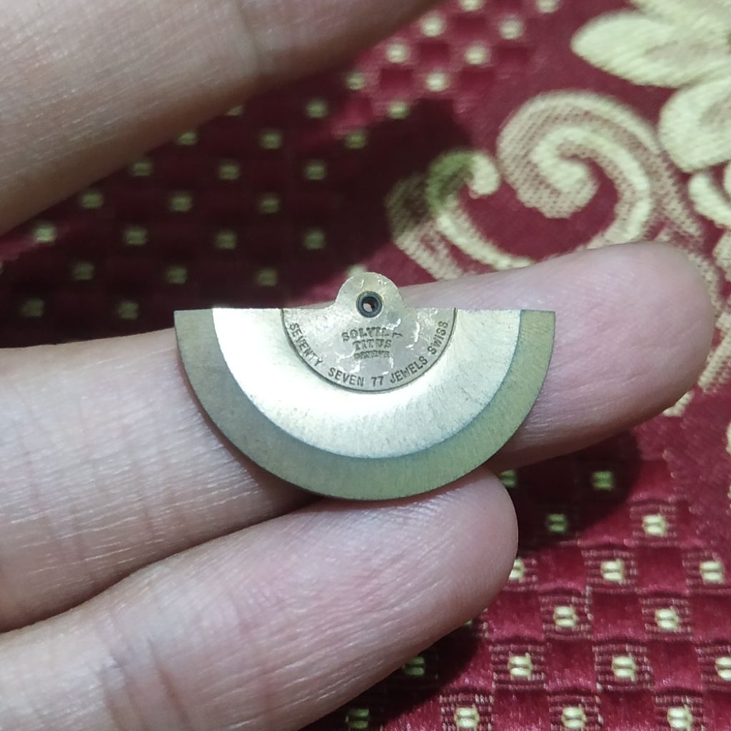 rotor kipas bandul jam tangan automatic solvil et titus 77 jewels #11