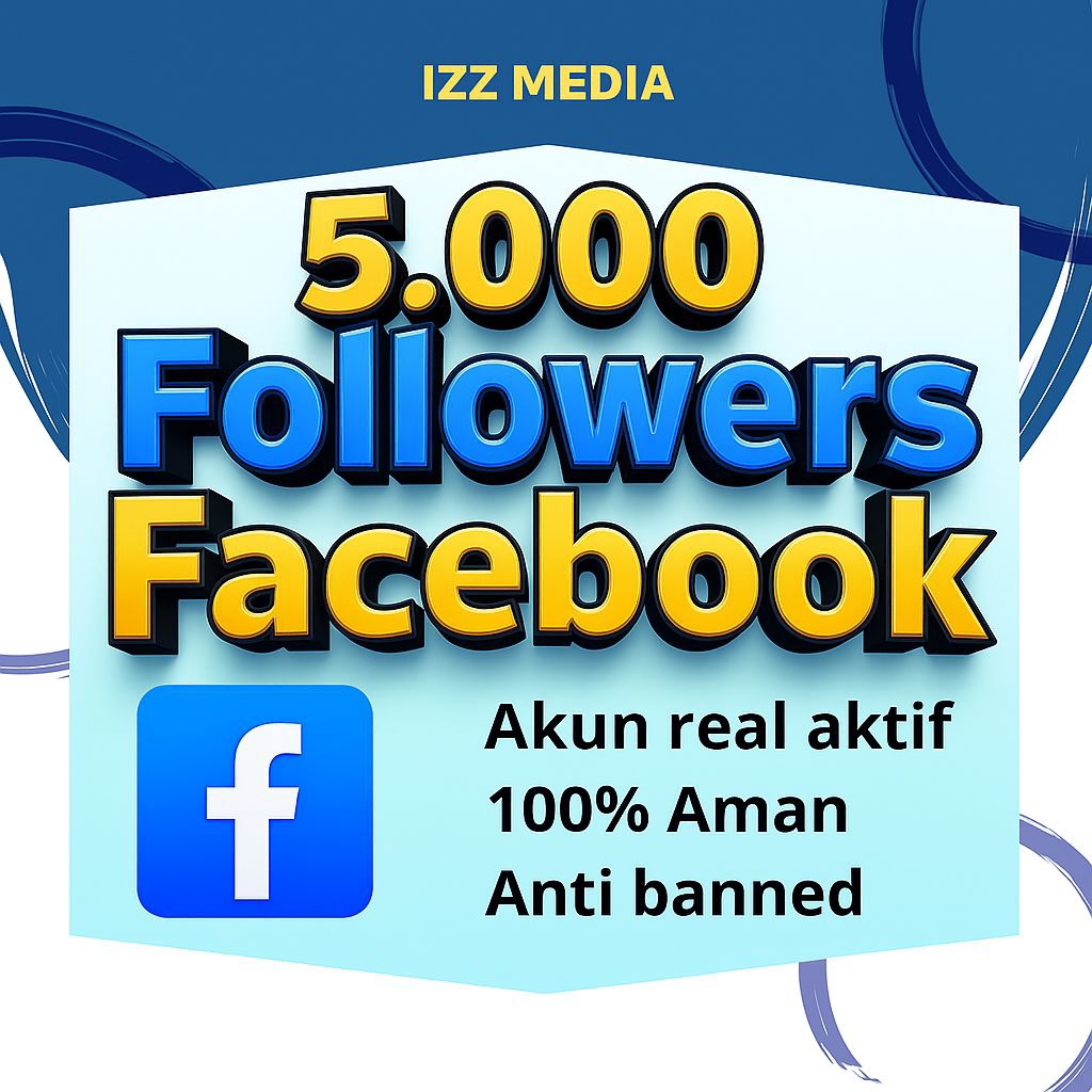 Followers Fb Pengikut Fb Aktif Bergaransi Aman Untuk Monetisasi Halaman/Fanspage dan Profil