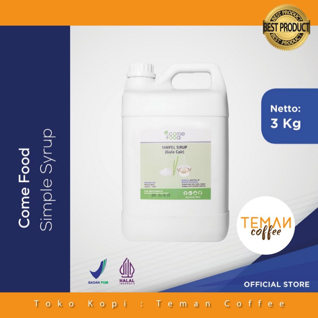 Come Food Simple Sirup -  Gula cair 3kg