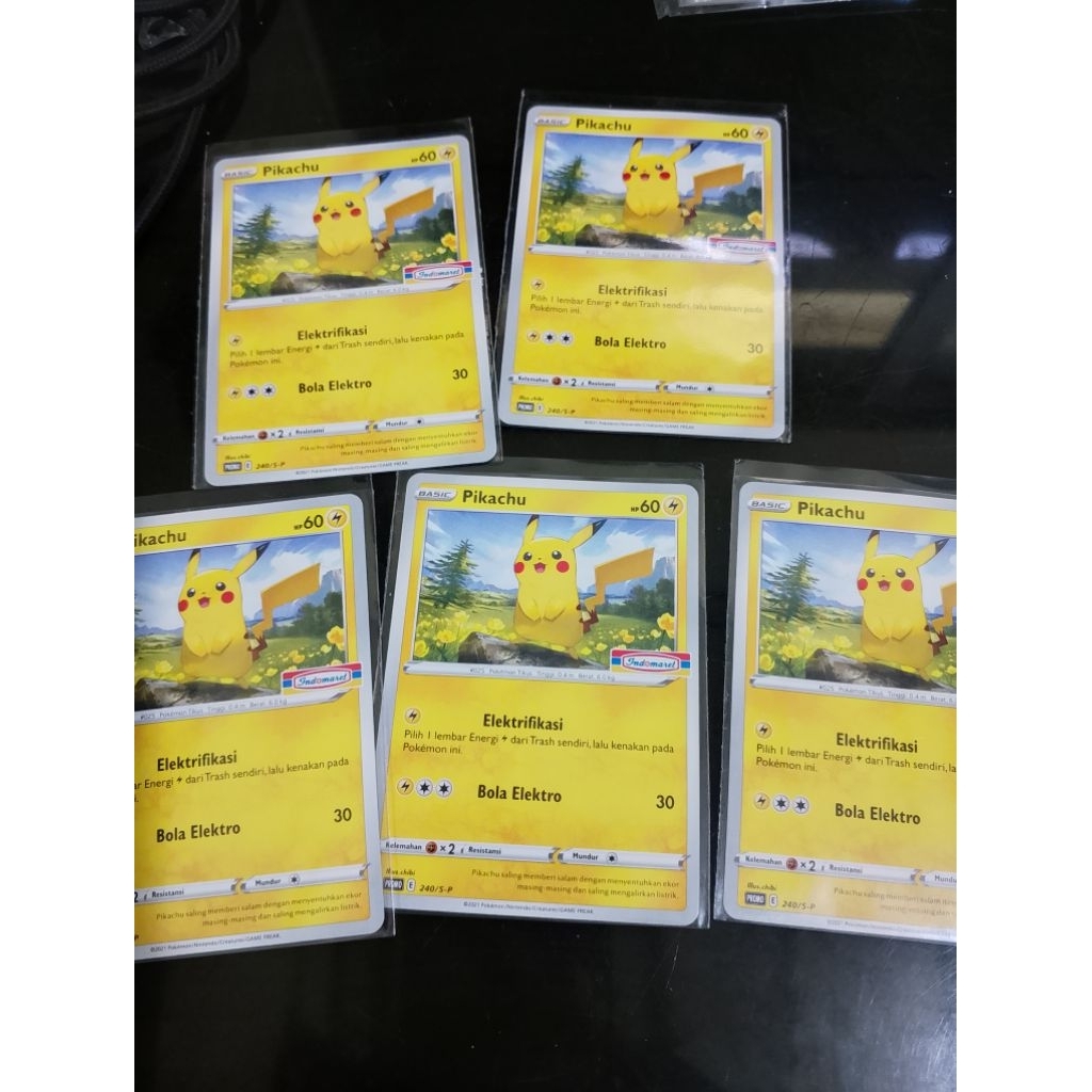Pokemon TCG Pikachu promo indomaret