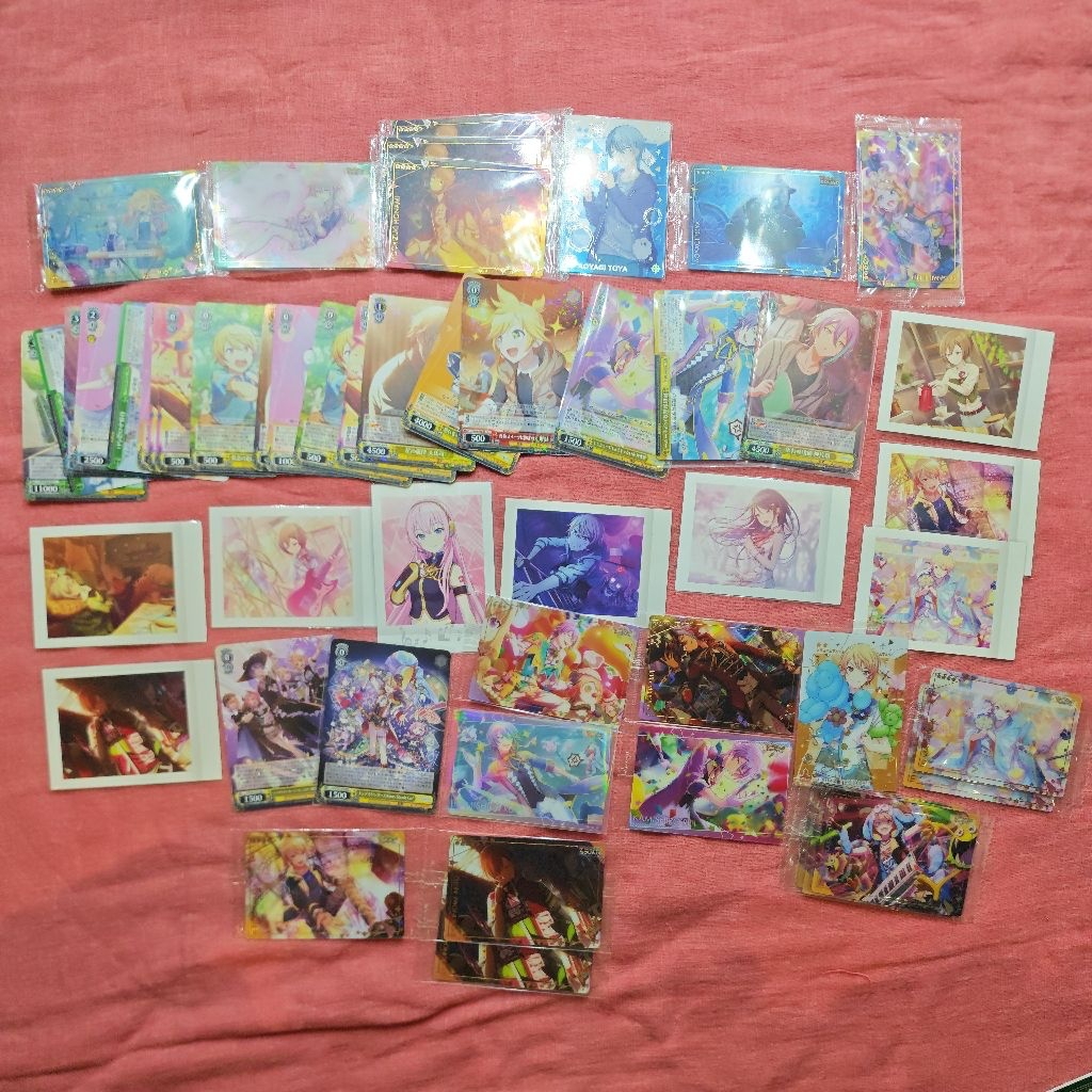 [Pengiriman Libur 14-22] PRSK PJSK Project Sekai Wafer cards Nigo Ena Kanade Mafuyu Mizuki WxS Emu R