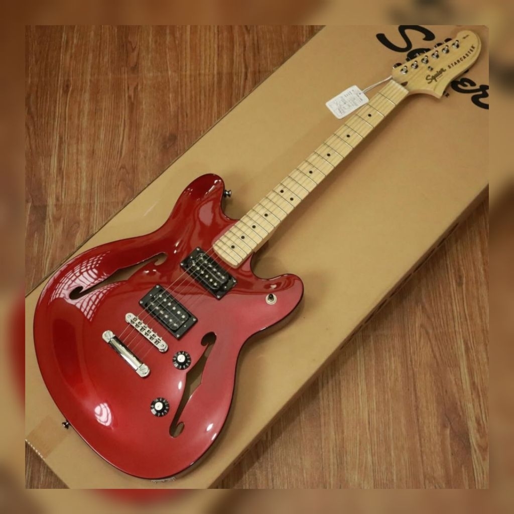 GITAR SQUIER STARCASTER AFFINITY SEMI HOLLOW ORIGINAL