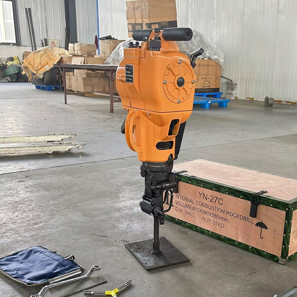 Mesin Bor Tambang YN27C Portable Rock Drilling Machine | Mesin Bor Batu Bensin Handheld